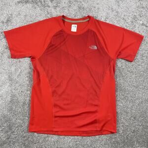 North Face T Shirt Mens Medium Performance Base Layer Breathable Hiking Running
